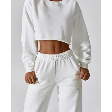 ABOCIW Women Sweats - Fleece Lined High Waisted Joggers