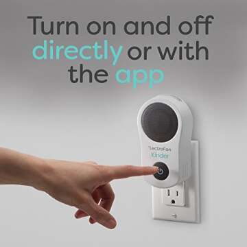 Adaptive Sound Technologies LectroFan Kinder Baby Sleep Machine - Lullabies & Nightlight