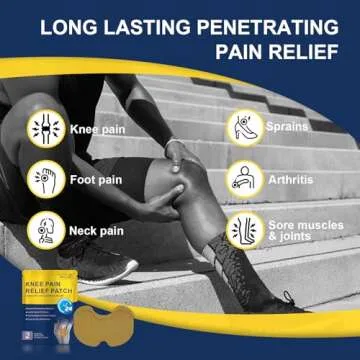 WILD+ Natural Knee Pain Relief Patches for Fast Relief