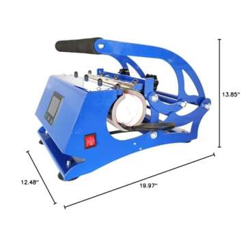 MELDIKISO Heat Press Machine for 20oz Tumblers, Straight Mugs, DIY Automatic Transfer Sublimation Machine, 110v