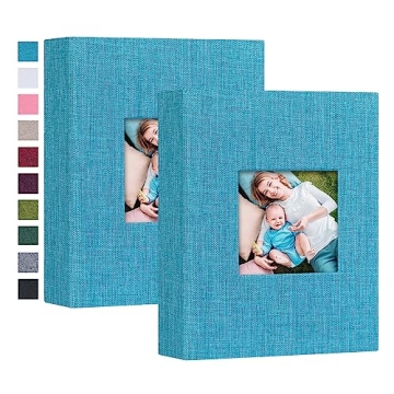 Stylish Mublalbum 2 Pack Blue Photo Albums for Lasting Memories