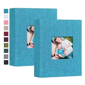 Stylish Mublalbum 2 Pack Blue Photo Albums for Lasting Memories