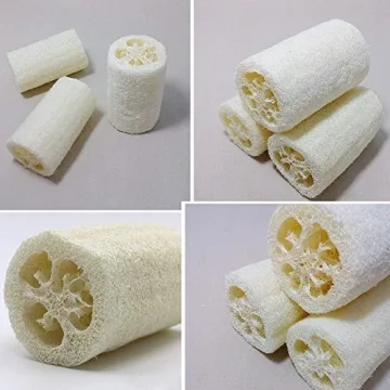 MAYMII·HOME Organic Loofah Sponges for Eco-Friendly Care