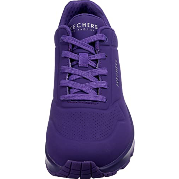 Skechers Women's Uno-Night Shades Sneaker, Purple, 8.5