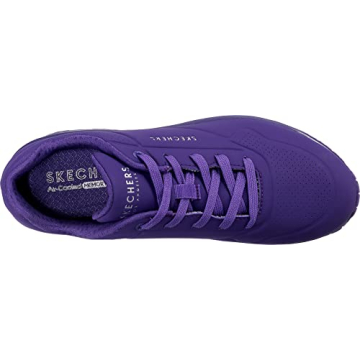 Skechers Women's Uno-Night Shades Sneaker, Purple, 8.5