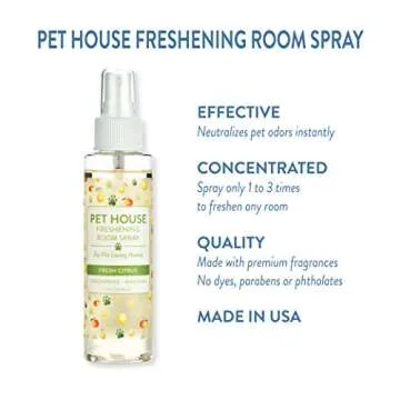 Fresh Citrus Pet House Spray - Non-Toxic & Safe for Pets