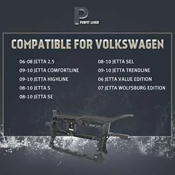 Perfit Liner Radiator Support for 2006-2010 VW Jetta