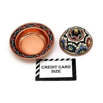 Handmade Copper Turkish Delight Candy & Sugar Mini Bowl