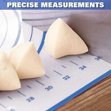 Extra Thick Non-Stick Silicone Pastry Mat for Baking
