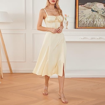 Elegant Argeousgor Lace Trim Dress for All Occasions