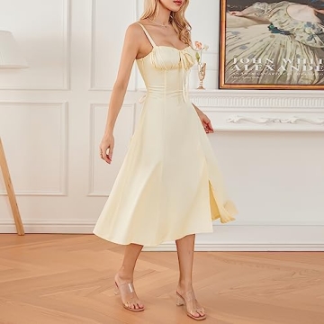 Elegant Argeousgor Lace Trim Dress for All Occasions