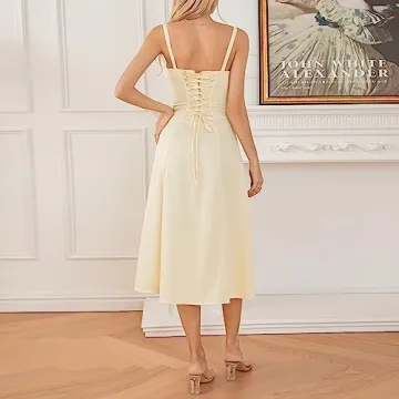 Elegant Argeousgor Lace Trim Dress for All Occasions