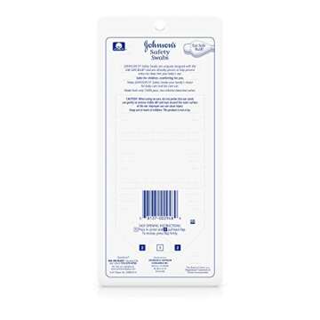 Johnson's Baby Safety Swabs 185 Each