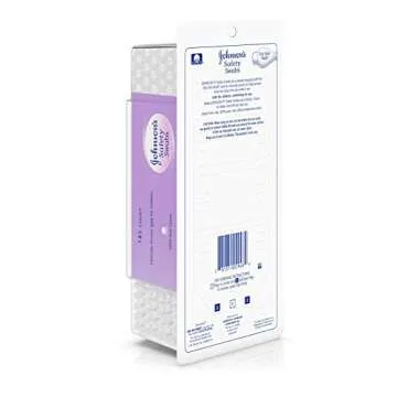 Johnson's Baby Safety Swabs 185 Count for Gentle Ear Care