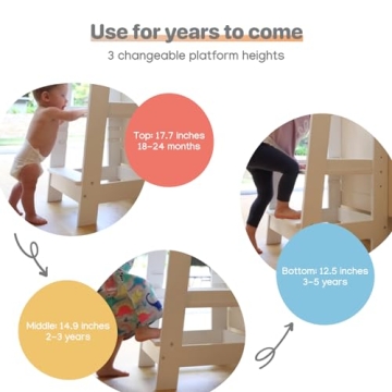 Stepup Baby Adjustable Toddler Tower for Age 1-5