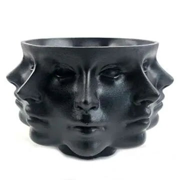 Multi-Face Succulent Planter Vase Small Face Plante Head Face Vase Home Decoration Succulent Cactus Indoor Plant Pot