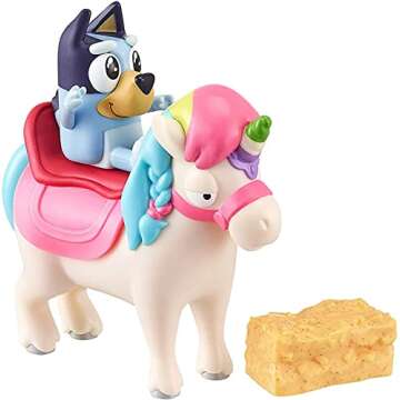 Bluey Vehicle and Figure Pack: Unipony Adventure with Bluey