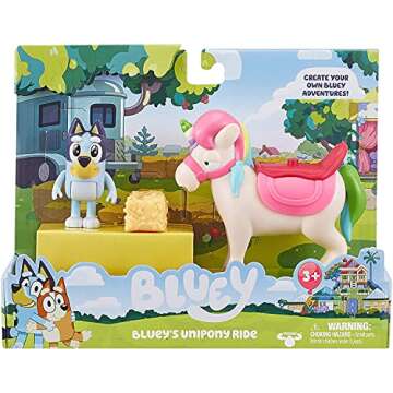 Bluey Unipony Ride Toy Pack for Hours of Fun