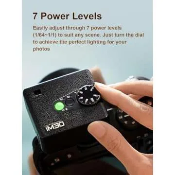 Compact Godox iM30 Mini Flash with 7 Power Levels and More