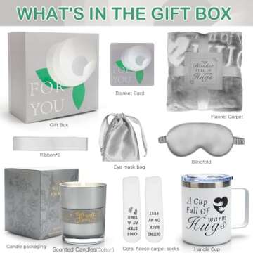 Get Well Soon Gifts for Women, Birthday Gifts for Women, Thoughtful Gift Basket for Women, Sympathy ...