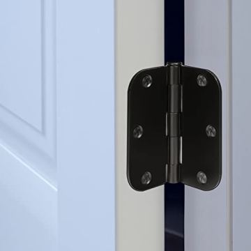 Haidms Noise-Free Matte Black Door Hinges - 18 Pack