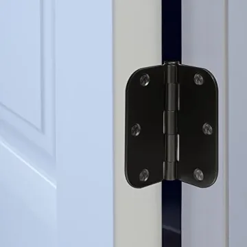 Haidms Noise-Free Matte Black Door Hinges - 18 Pack