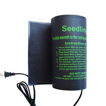 BohoFarm Seedling Heat Mat 2-Pack for Fast Germination