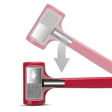 3-Piece Dead Blow Hammer Set for DIY and Crafting