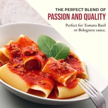 Antichi Poderi Paccheri Pasta - Organic Pasta Made from Corn and Rice - Large Circle Gluten-Free Pasta Imported from Italy, Italian Jumbo Pasta Shells - Flavorful Gourmet Pasta - 8.8 oz / 250g