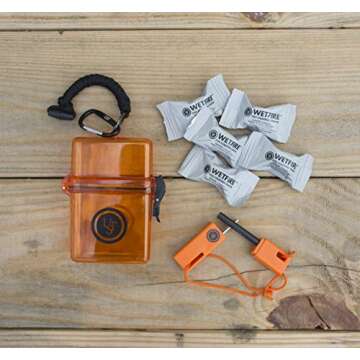 UST Fire Starter Kit 1.0 – Waterproof and Durable Fire Starting Tools for Camping and Emergencies