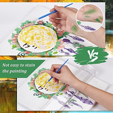 BENECREAT Acrylic Artist Leaning Bridge for Better Precision