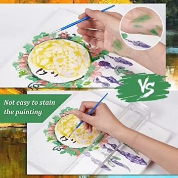 BENECREAT Acrylic Artist Leaning Bridge for Better Precision