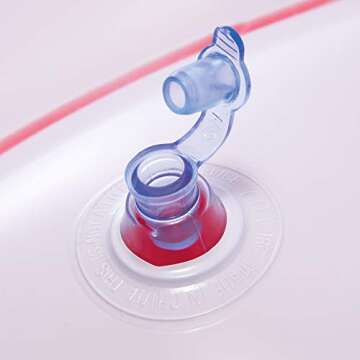 Intex Red Strawberry Inflatable Island, 63in x 52in x 10in