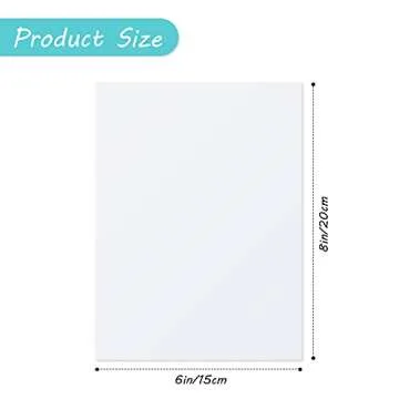 Hotop 8 Pieces Sublimation Metal Photo Blanks - Perfect for Creative Projects!