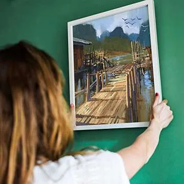 Hotop 8 Pack 6x8 Sublimation Metal Photo Blanks