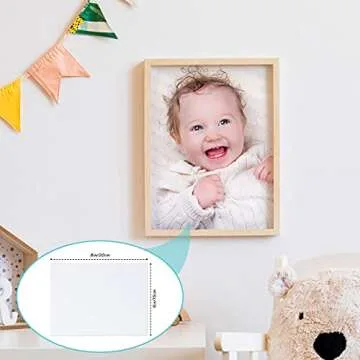 Hotop 8 Pack 6x8 Sublimation Metal Photo Blanks