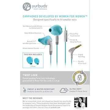 Yurbuds Inspire Talk (Aqua)