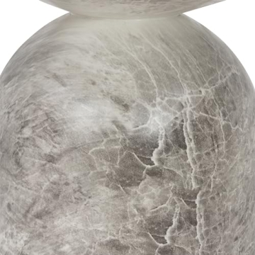 POLY & BARK Wels End Table, Grey Marble