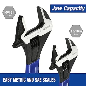 Top WORKPRO Adjustable Wrench Set for Home Repair