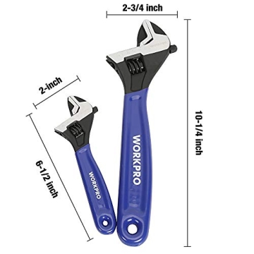 Top WORKPRO Adjustable Wrench Set for Home Repair