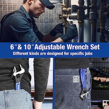 Top WORKPRO Adjustable Wrench Set for Home Repair