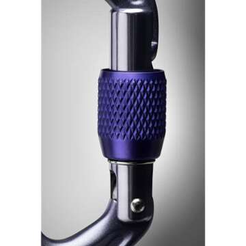 Black Diamond Liteforge Screwgate Carabiner 3 Pack - Lightweight and Durable Gray Gear