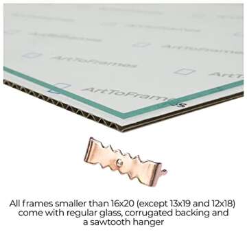 ArtToFrames 8x10 Gold Picture Frame with Beaded Design