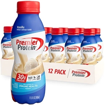 Irresistibly Delicious Premier Protein Shake Vanilla 30g Protein Low Sugar Packed with Essential Nut...