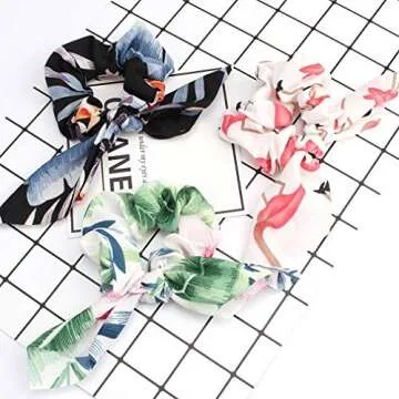 Stylish 18 Pcs Bow Scrunchies Set for Every Hair Style