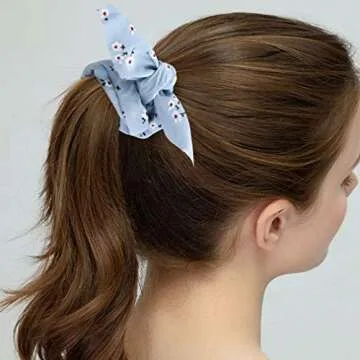Stylish 18 Pcs Bow Scrunchies Set for Every Hair Style