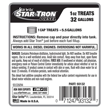 Star Tron Enzyme Fuel Treatment - Super Concentrated Diesel Formula