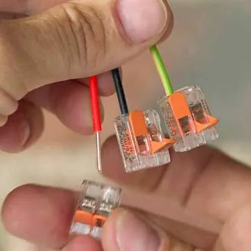 WAGO 221 Lever-Nuts 36pc Compact Splicing Wire Connector Assortment. Includes (16x) 221-412, (12x) 221-413, (8X) 221-415