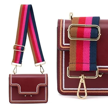 ZOOEASS Wide Shoulder Strap Adjustable Replacement Belt Crossbody Canvas Bag Handbag (wide: 1.97"(5CM) Color8)