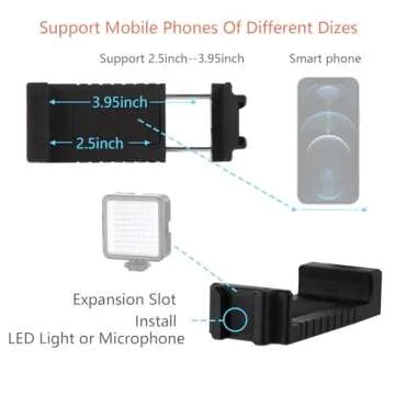 AFAXINRIE Adjustable Phone Tripod for Everyone